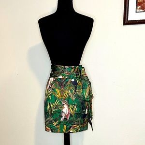 Never Fully Dressed Wrap Mini Skirt Size 6